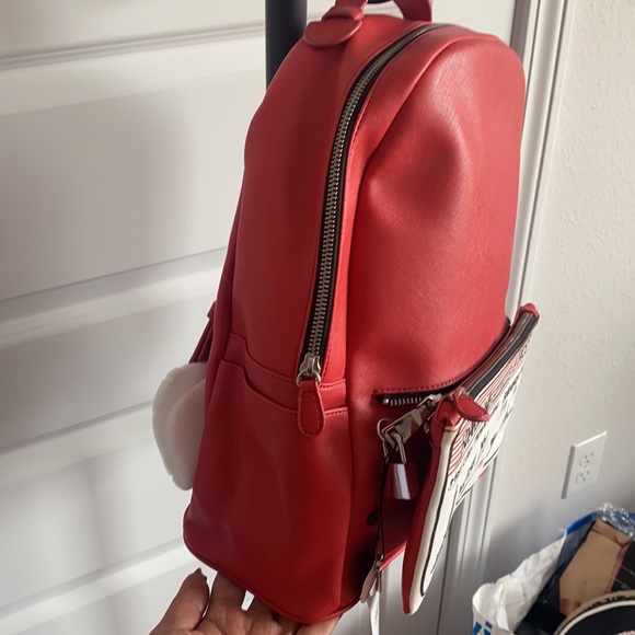 💯 AUTHENTIC Barbara Rihl red leather backpack - Picture 4 of 14